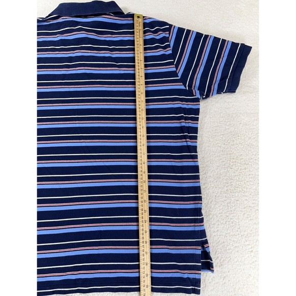 Polo by Ralph Lauren 1/4 Button Down Men's Multicolor Striped Shirt Size 2XL - Picture 11 of 12